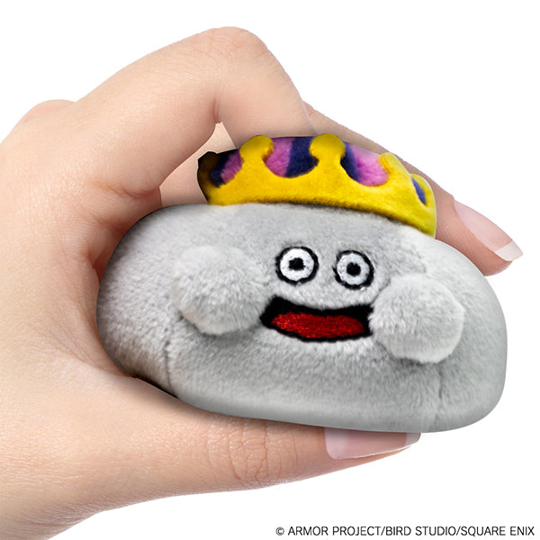 Square Enix Smile Slime Let's Squeeze! Dragon Quest Metal King Plush JAPAN