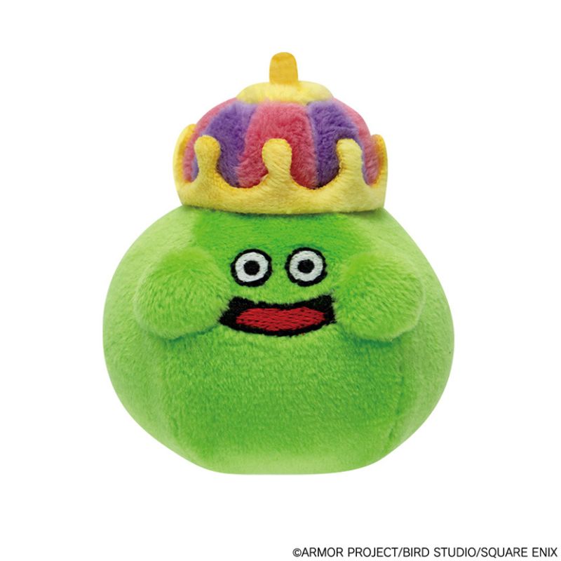 Square Enix Smile Slime Let's Squeeze! Dragon Quest King Cureslime Plush JAPAN