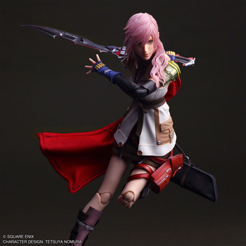Square Enix Final Fantasy XIII PLAY ARTS Shin Lightning Action Figure JAPAN