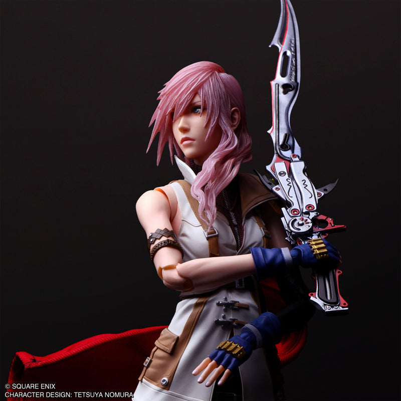 Square Enix Final Fantasy XIII PLAY ARTS Shin Lightning Action Figure JAPAN