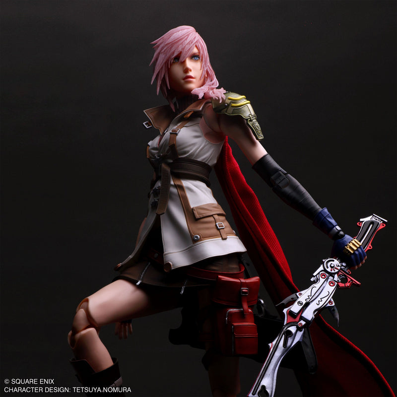Square Enix Final Fantasy XIII PLAY ARTS Shin Lightning Action Figure JAPAN