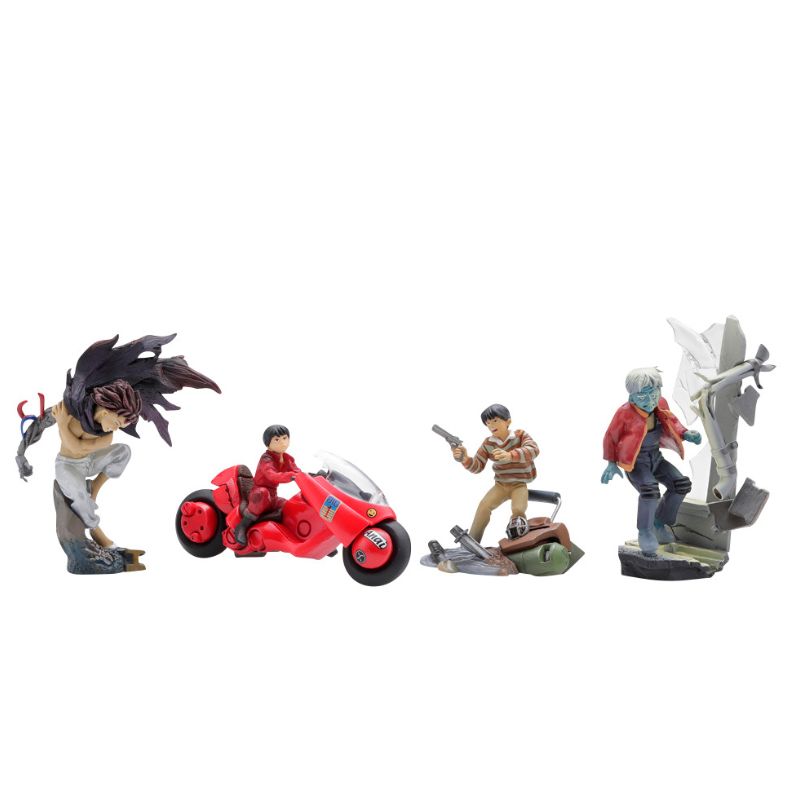 Kaiyodo miniQ AKIRA PART.1 Kaneda 6Pack BOX Figure JAPAN OFFICIAL