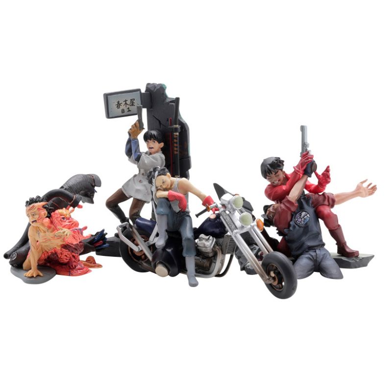 Kaiyodo miniQ AKIRA PART.2 Tetsuo 6Pack BOX Figure JAPAN OFFICIAL