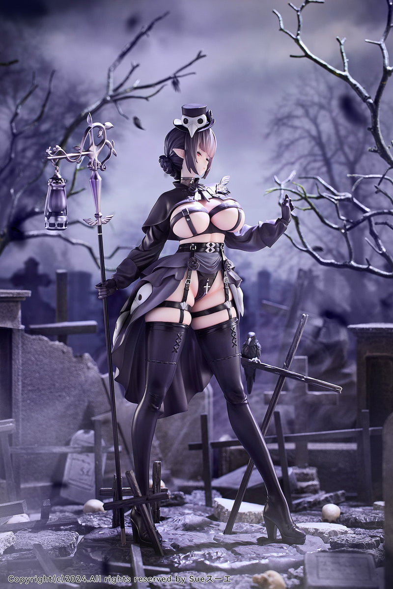 Hanabee Plague Doctor KARA ilustração de Sue 1/6 Figura JAPÃO OFICIAL