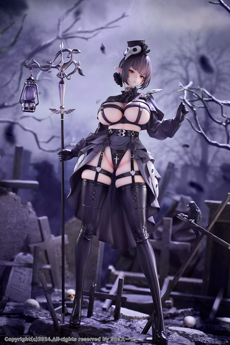 Hanabee Plague Doctor KARA ilustração de Sue 1/6 Figura JAPÃO OFICIAL