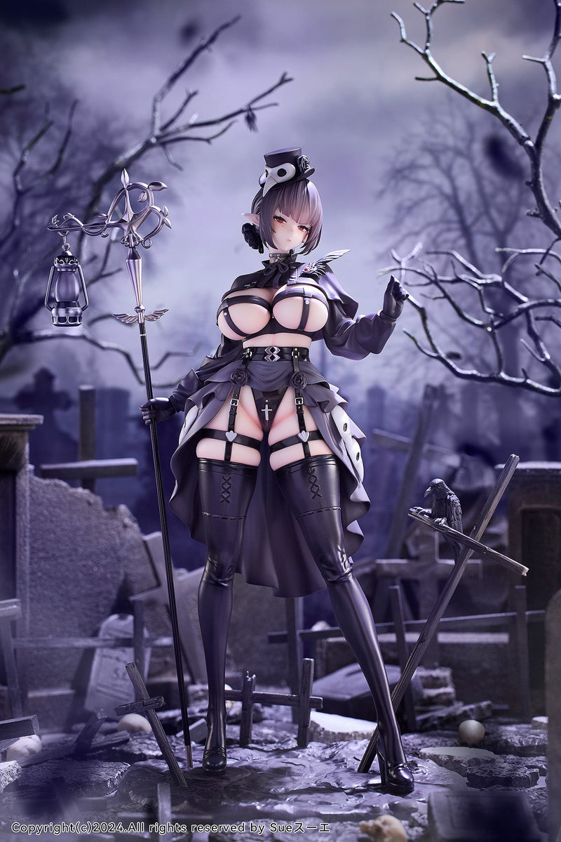 Hanabee Plague Doctor KARA ilustração de Sue 1/6 Figura JAPÃO OFICIAL