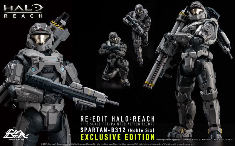 RE:EDIT Figura de acción Halo Reach Spartan-B312 Noble Six Edición exclusiva 1/12
