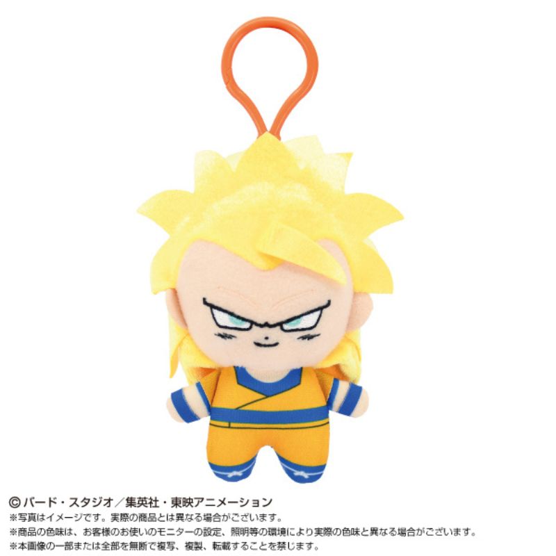 Dragon Ball DAIMA Chibi Plush Mascot With Hook Super Saiyan 3 Son Goku Mini