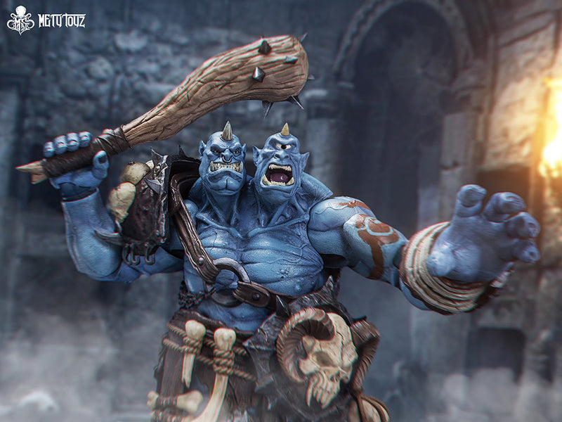 Mety toyz Adventurer's World Crusher Ogre Blue Action Figure UFFICIALE GIAPPONE