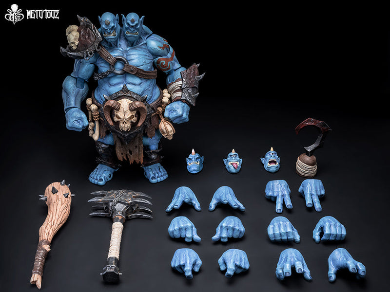 Mety toyz Adventurer's World Crusher Ogre Blue Action Figure UFFICIALE GIAPPONE