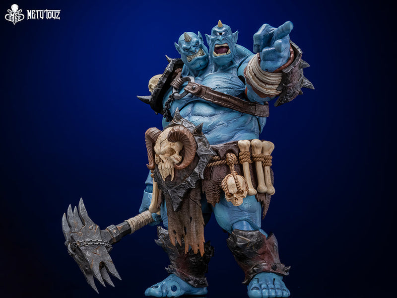 Mety toyz Adventurer's World Crusher Ogre Blue Action Figure UFFICIALE GIAPPONE