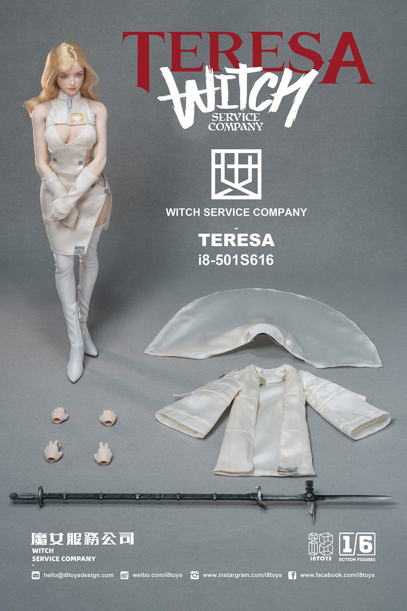 i8TOYS Witch Service Company Teresa 1/6 Action Figure JAPÃO OFICIAL