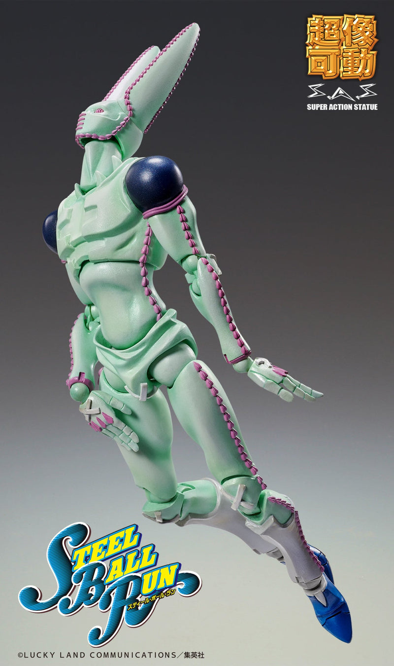 Super Action Statue Le bizzarre avventure di JoJo Part.VII Steel Ball Run D4C Secondo