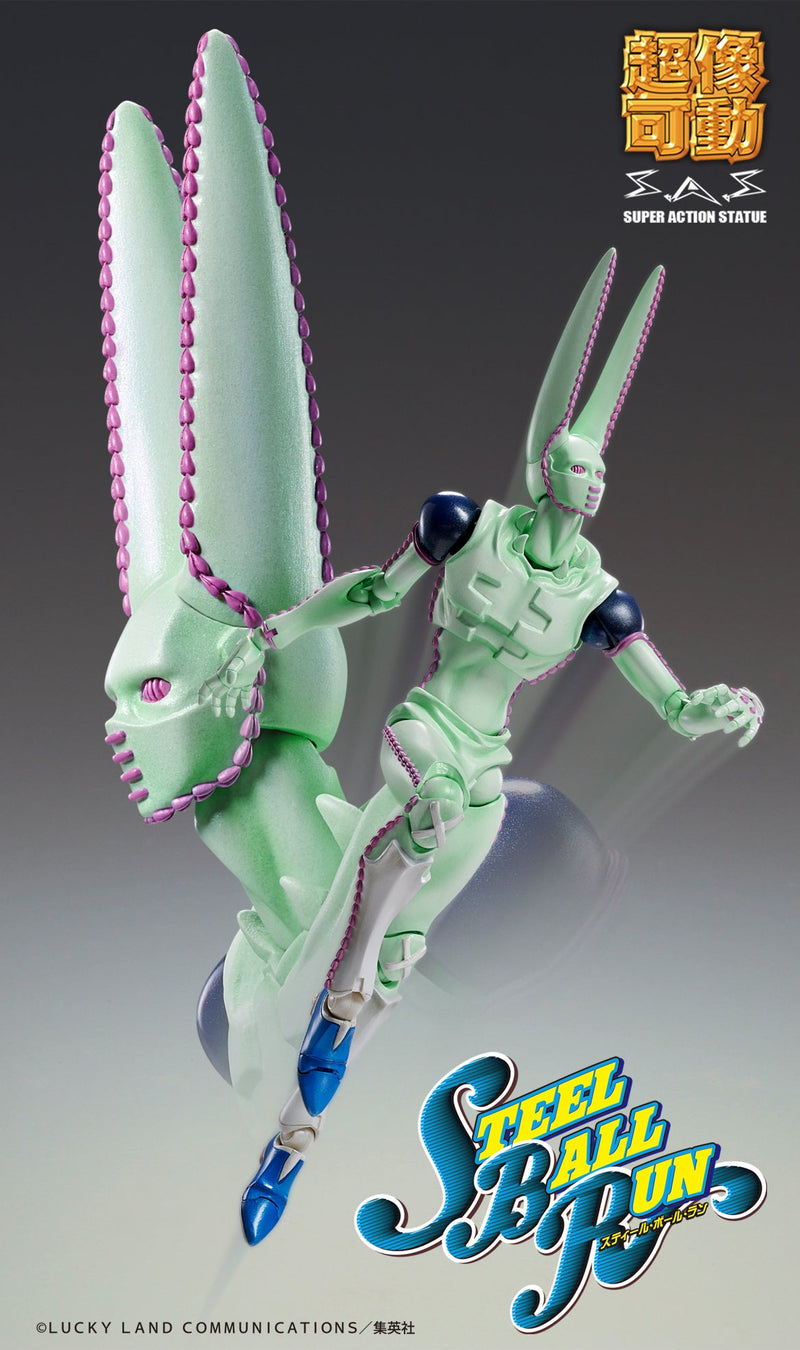Super Action Statue Le bizzarre avventure di JoJo Part.VII Steel Ball Run D4C Secondo