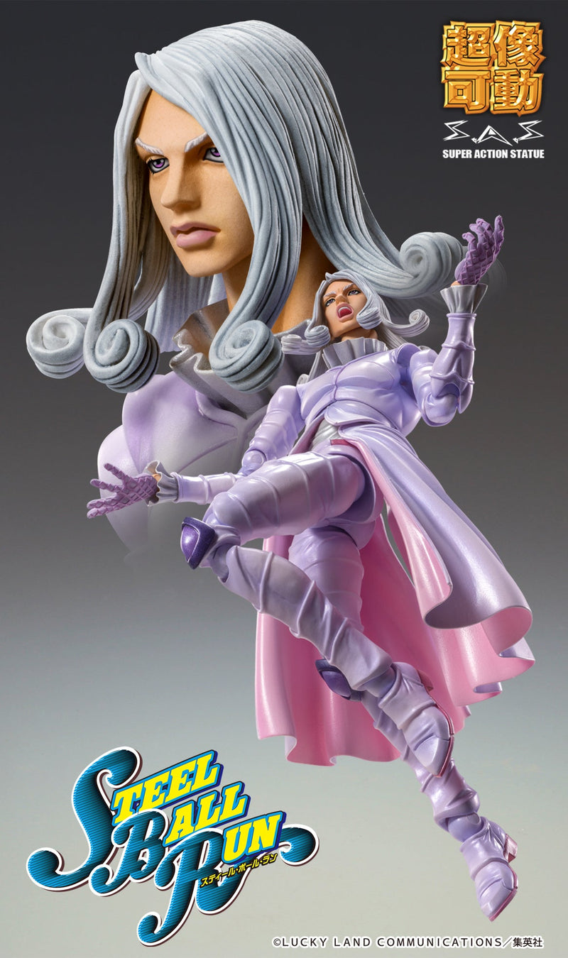 Super Action Statue JoJo's Part.VII Steel Ball Run Funny Valentine Deuxième figurine