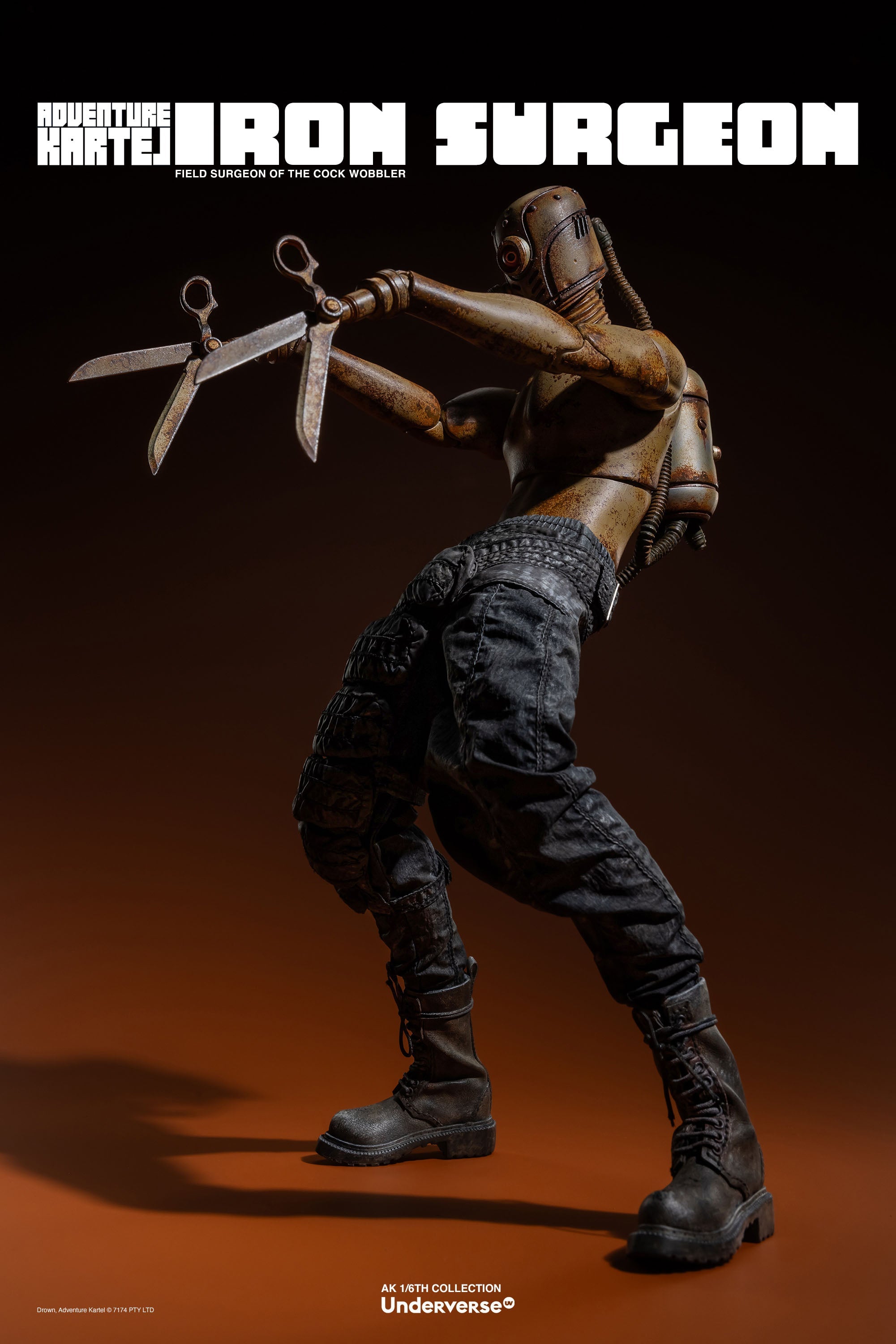 Underverse Adventure Kartel The Iron Surgeon 1/6 Action Figure