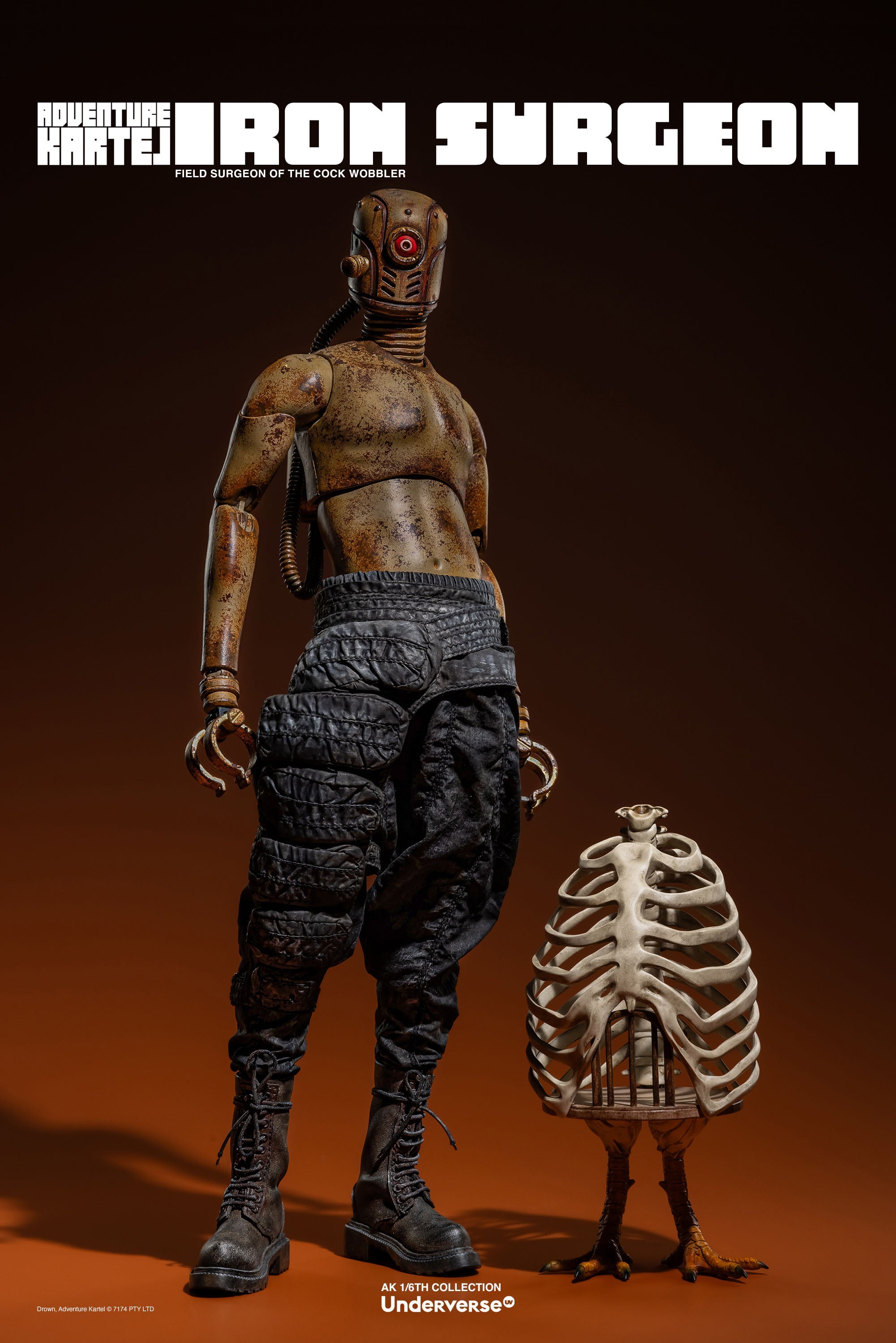 The Iron Surgeon(ザアイアンサージョン) Adventure Kartel(アドベンチャーカルテル) 1/6 完成品 可動フィギュア Underverse(アンダーバース) Underverse Adventure Kartel The Iron Surgeon 1/6 Action Figure