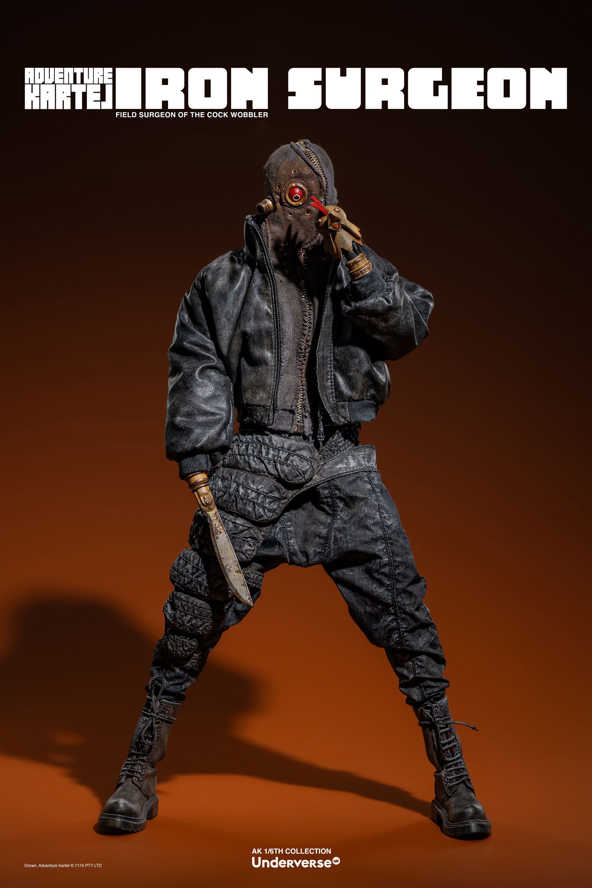 Underverse Adventure Kartel The Iron Surgeon 1/6 Action Figure