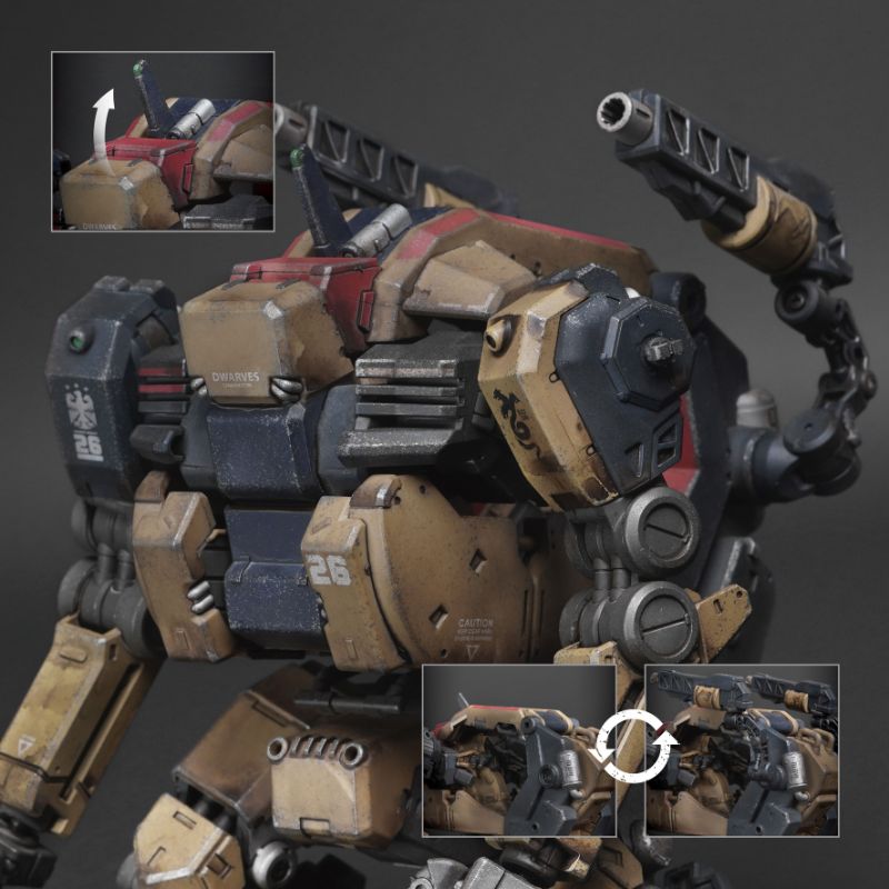 TOYS ALLIANCE Acid Rain FAV-A129 Duergar D2R-w 1/18 Actionfigur JAPAN OFFIZIELL