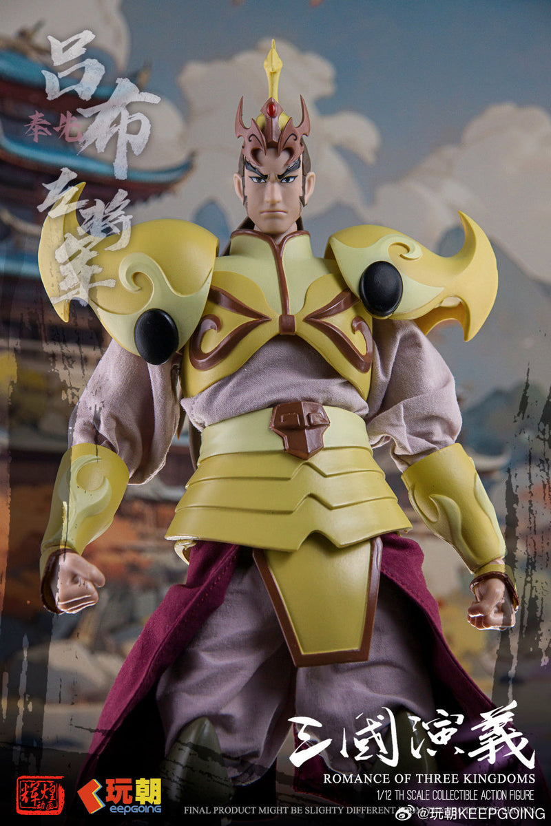 KEEPGOING Studio Sangokushi Engi Lu Bu 1/12 Action Figure UFFICIALE GIAPPONE