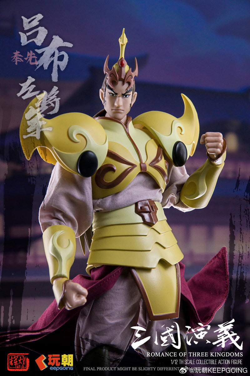 KEEPGOING Studio Sangokushi Engi Lu Bu 1/12 Action Figure UFFICIALE GIAPPONE