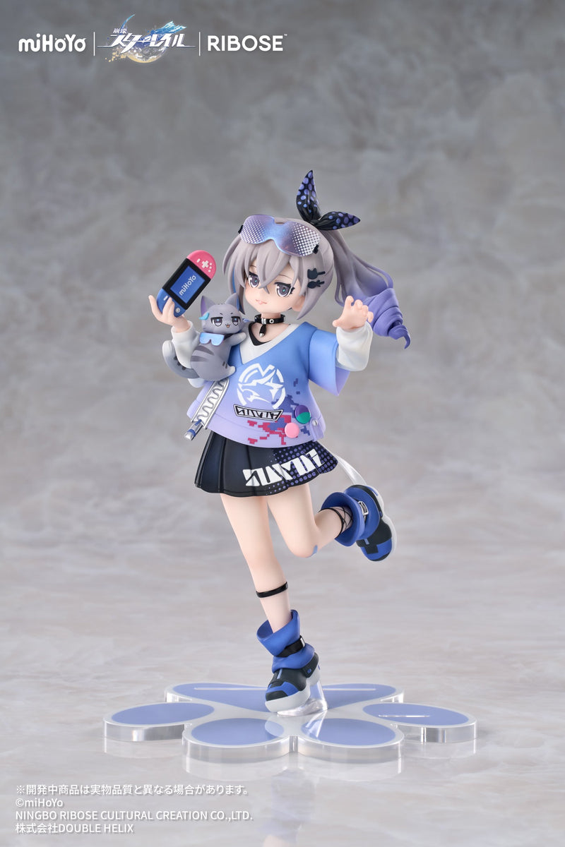 RISE UP+ Honkai Star Rail Chibi Cat Series Figure Silver Wolf Ver. Figure JAPAN