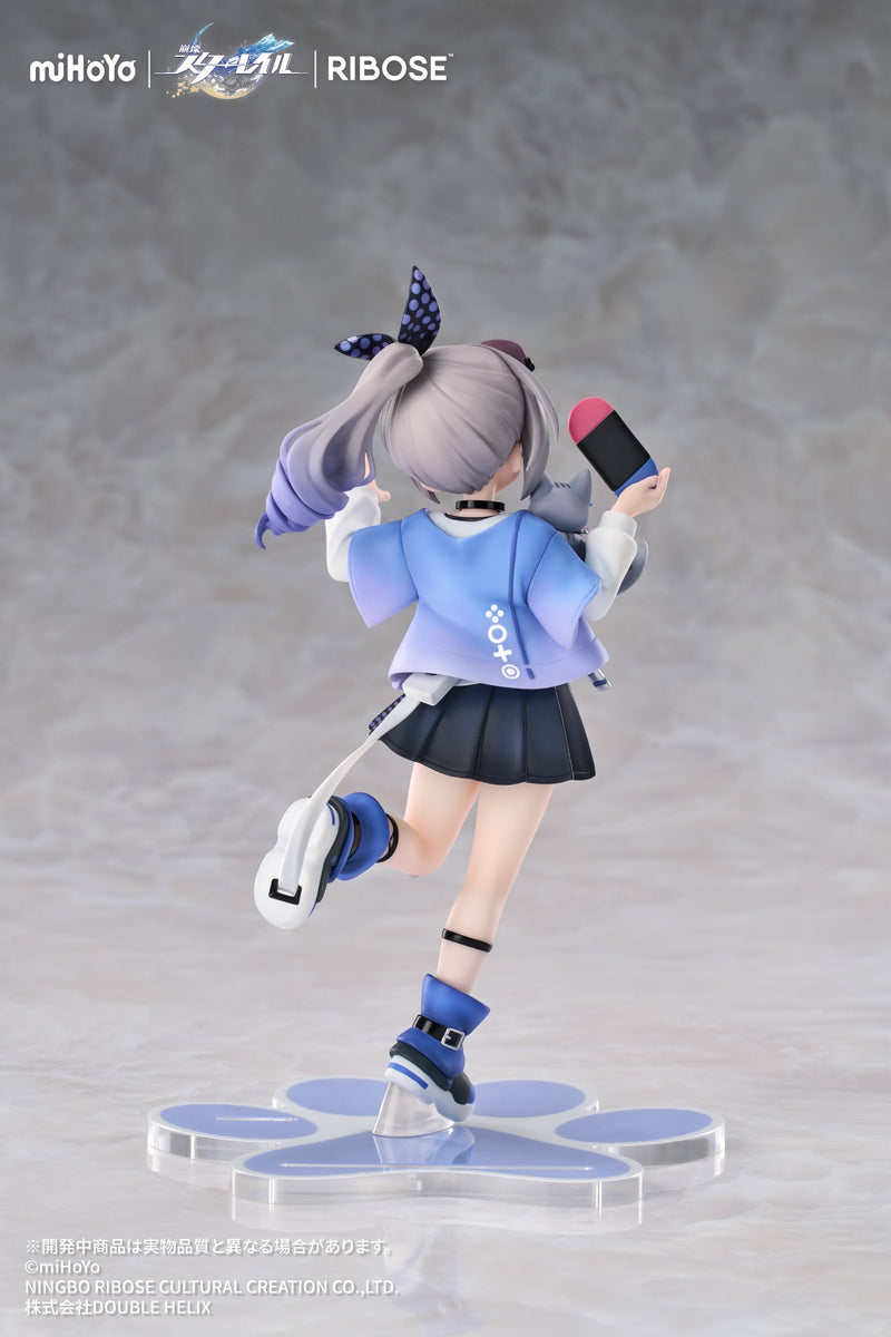RISE UP+ Honkai Star Rail Chibi Cat Series Figure Silver Wolf Ver. Figure JAPAN