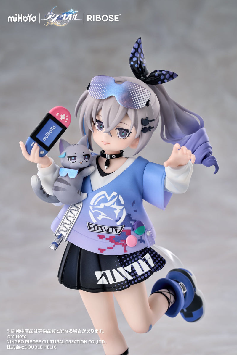RISE UP+ Honkai Star Rail Chibi Cat Series Figure Silver Wolf Ver. Figure JAPAN