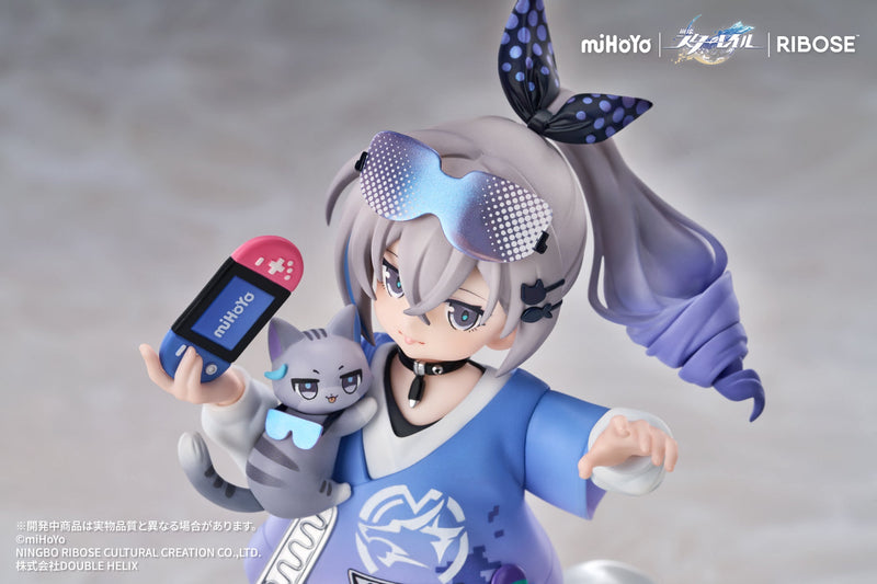 RISE UP+ Honkai Star Rail Chibi Cat Series Figure Silver Wolf Ver. Figure JAPAN