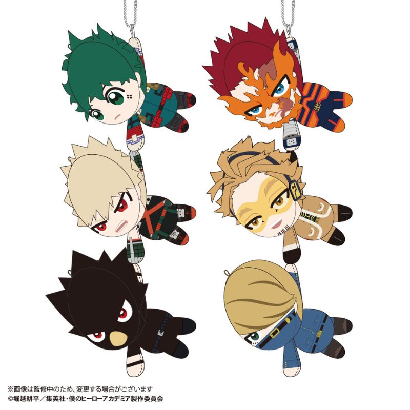 My Hero Academia Tete Colle 5 6Pack BOX Plush JAPAN OFFICIAL