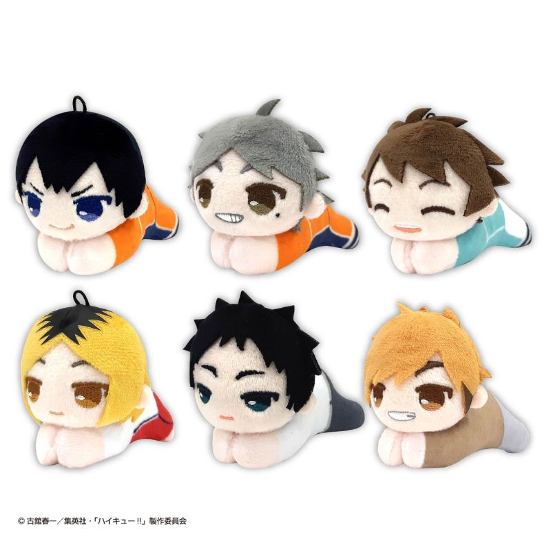 Haikyu!! Hugchara Collection 6 6Pack BOX Plush JAPAN OFFICIAL