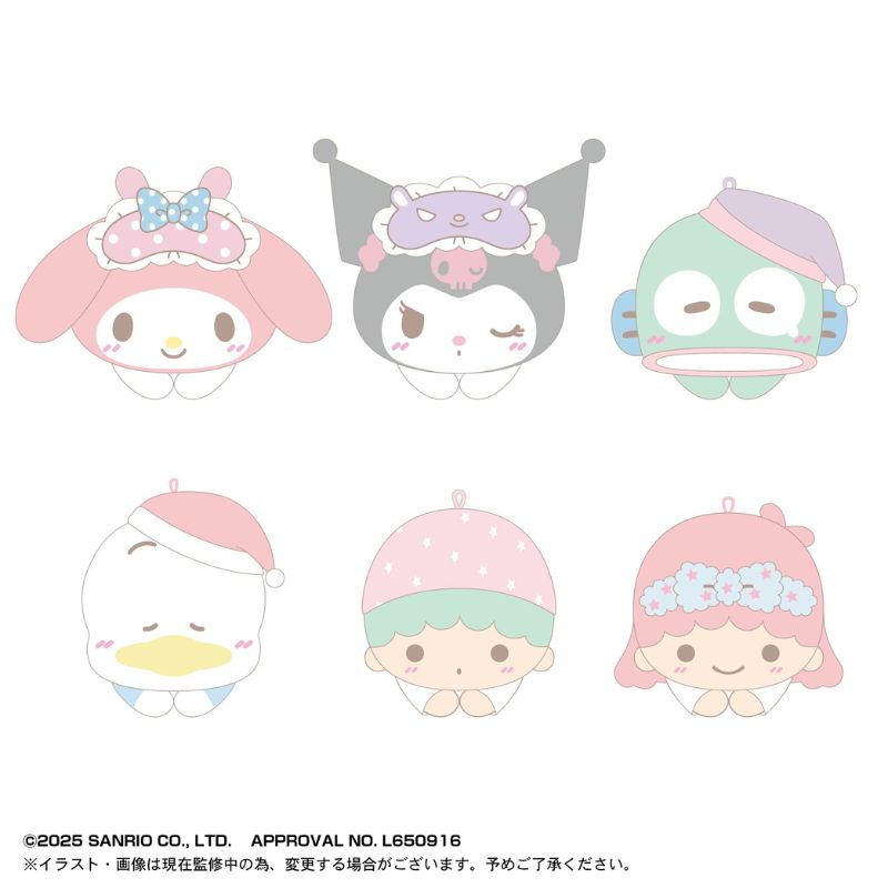 Sanrio Characters Hugchara Collection 7 6Pack BOX Plush JAPAN OFFICIAL