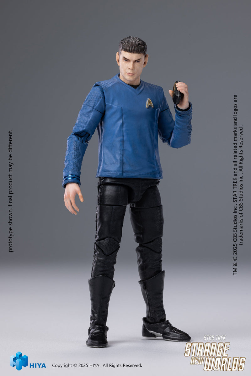 Hiya Toys Star Trek Strange New Worlds M. Spock 1/18 Figurine JAPON