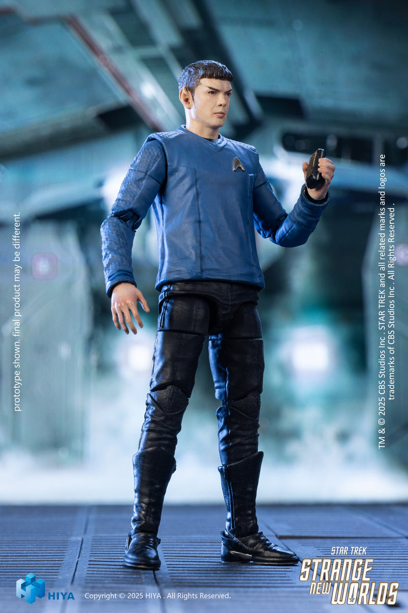 Hiya Toys Star Trek Strange New Worlds M. Spock 1/18 Figurine JAPON