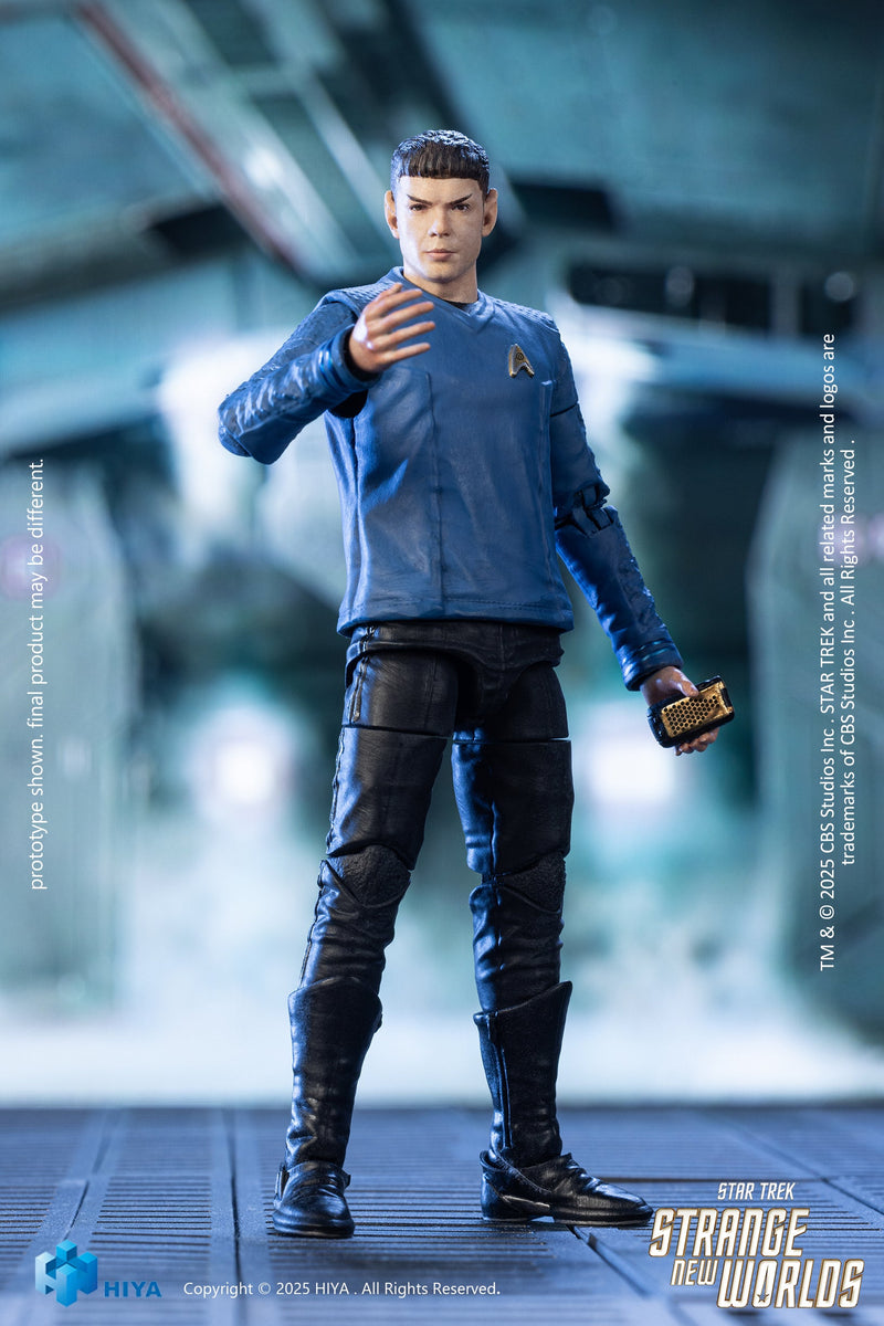 Hiya Toys Star Trek Strange New Worlds M. Spock 1/18 Figurine JAPON