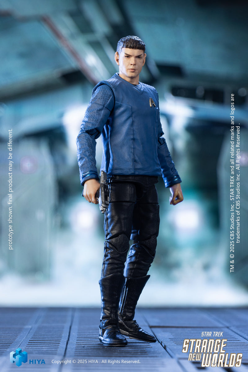 Hiya Toys Star Trek Strange New Worlds M. Spock 1/18 Figurine JAPON
