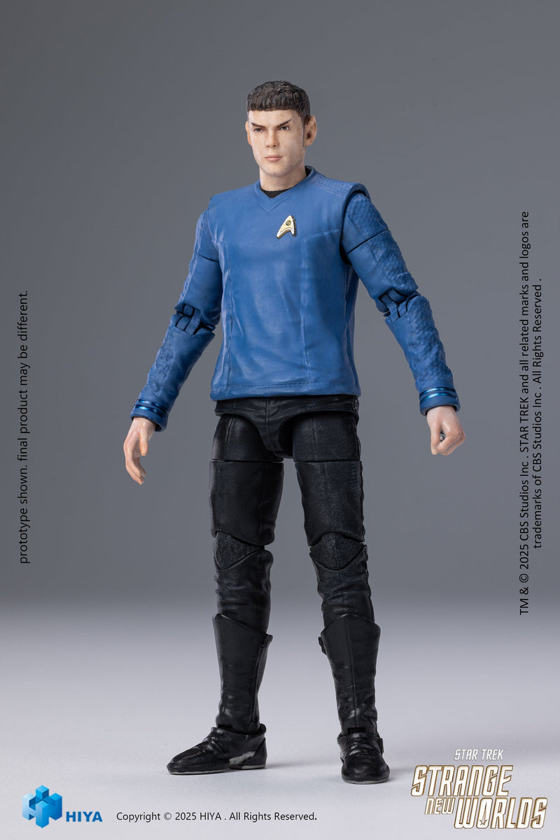 Hiya Toys Star Trek Strange New Worlds M. Spock 1/18 Figurine JAPON