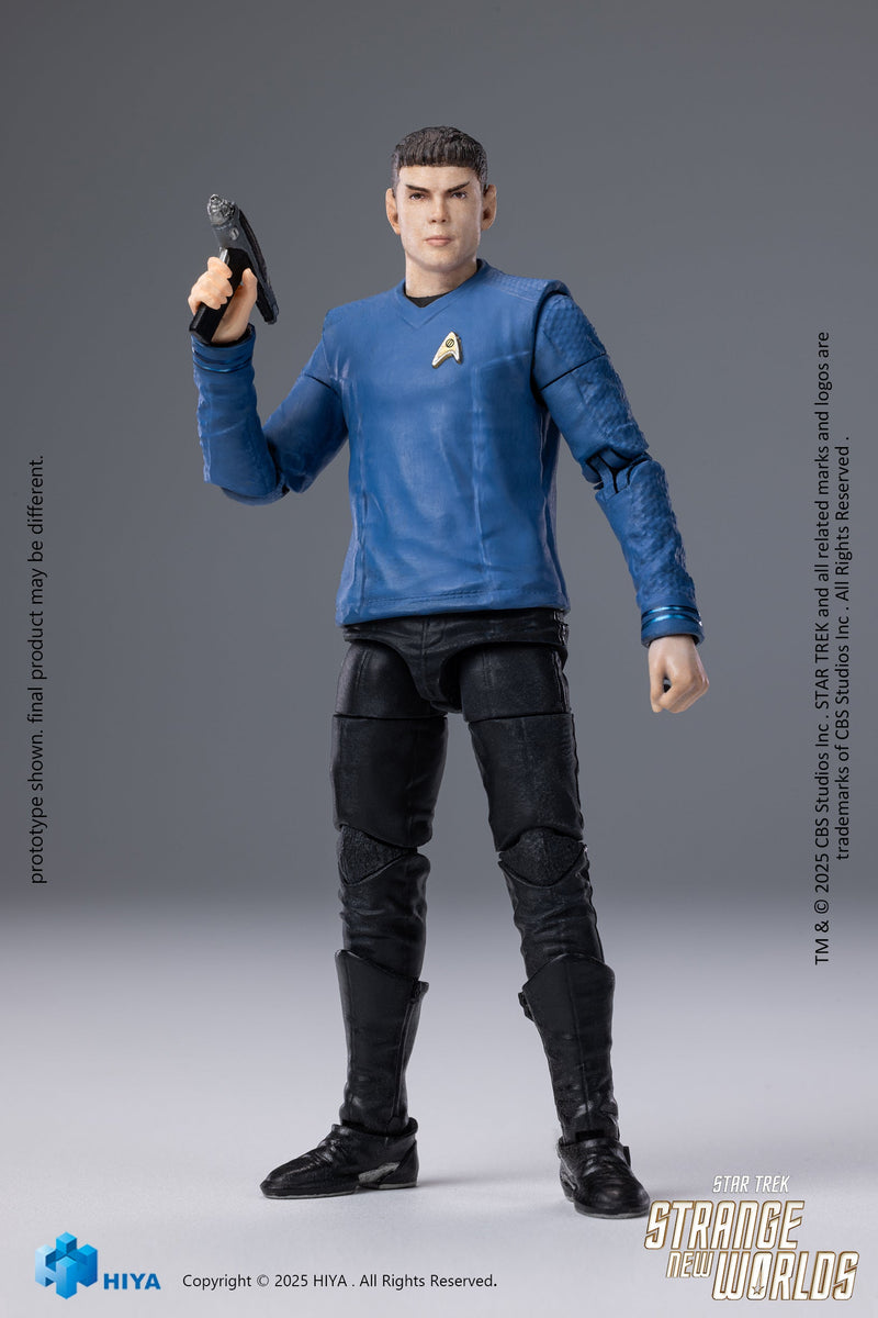 Hiya Toys Star Trek Strange New Worlds M. Spock 1/18 Figurine JAPON