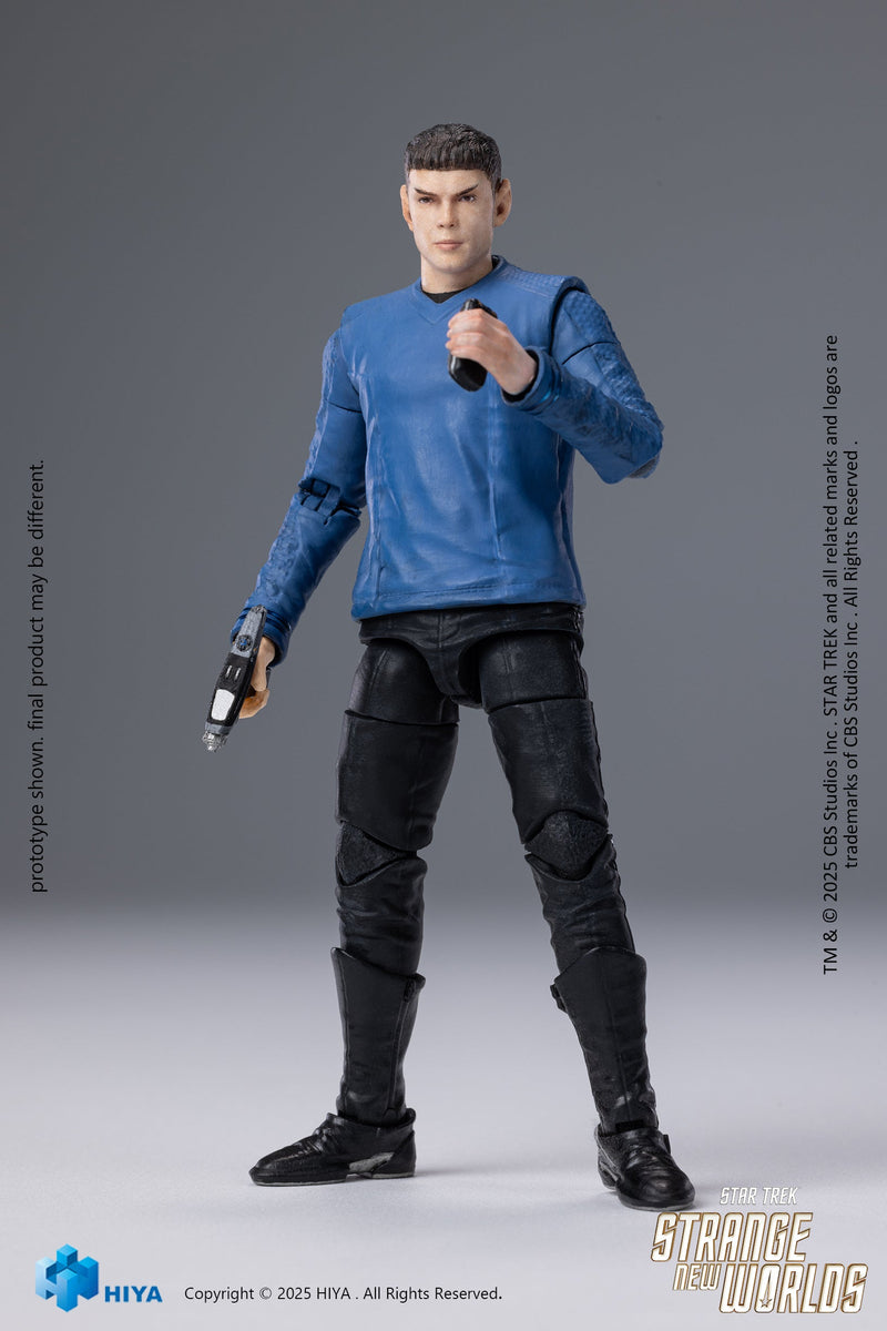 Hiya Toys Star Trek Strange New Worlds M. Spock 1/18 Figurine JAPON