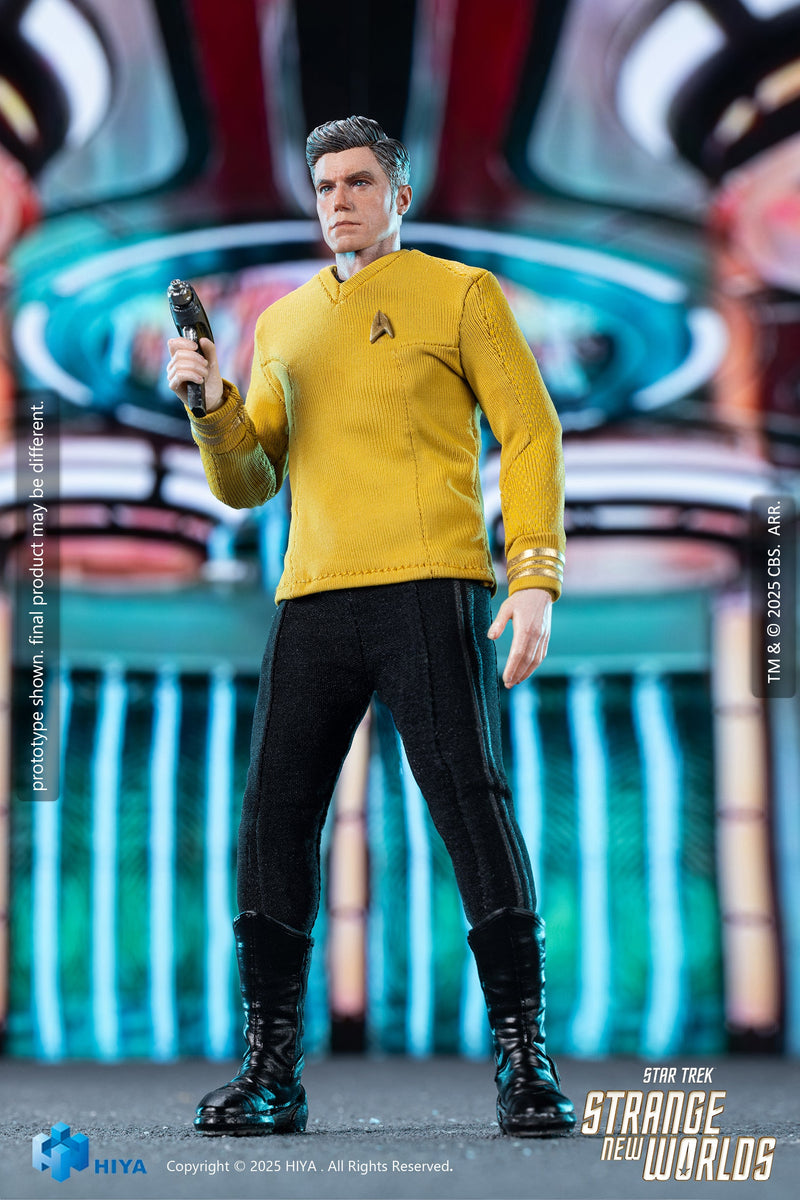 Hiya Toys Star Trek Strange New Worlds Pike 1/12 Action Figure JAPON OFFICIEL
