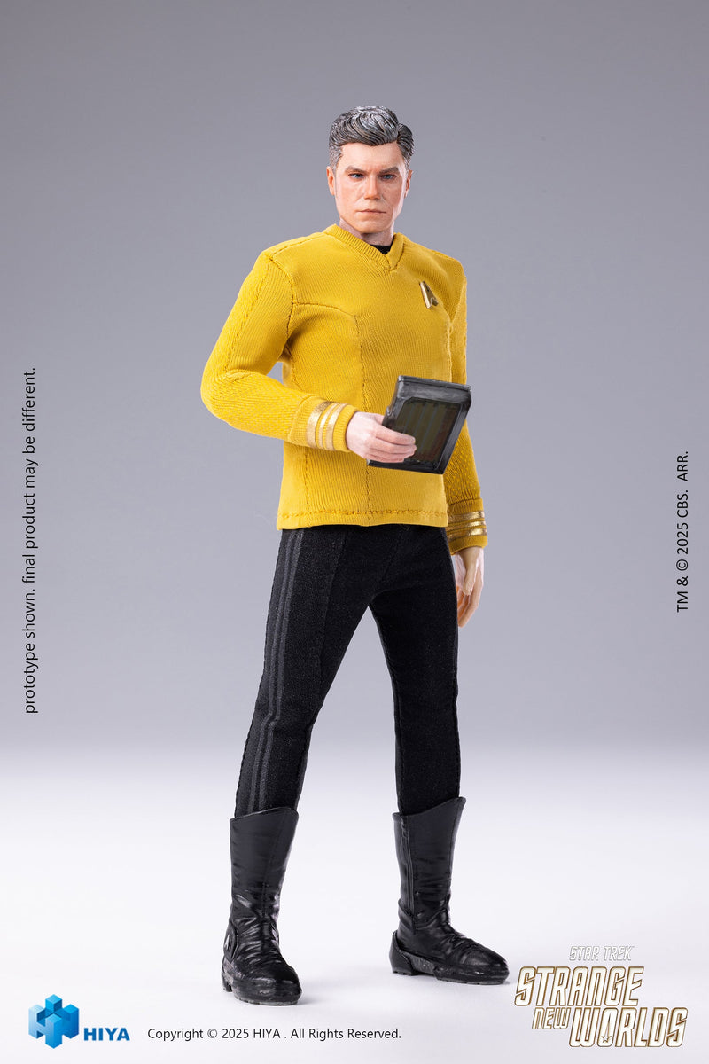 Hiya Toys Star Trek Strange New Worlds Pike 1/12 Action Figure JAPON OFFICIEL