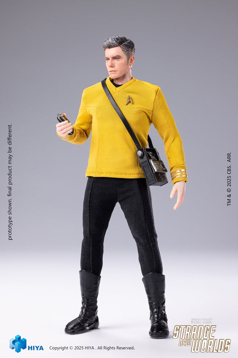 Hiya Toys Star Trek Strange New Worlds Pike 1/12 Action Figure JAPON OFFICIEL