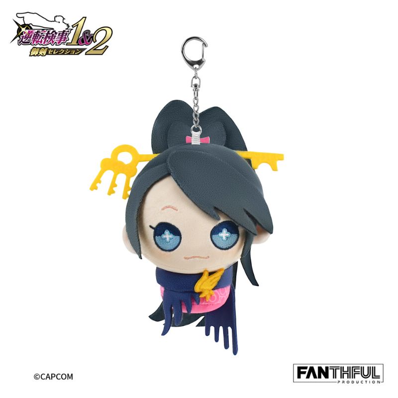 応援グッズ kay FANTHFUL Ace Attorney Investigations Kay Faraday Plush Keychain