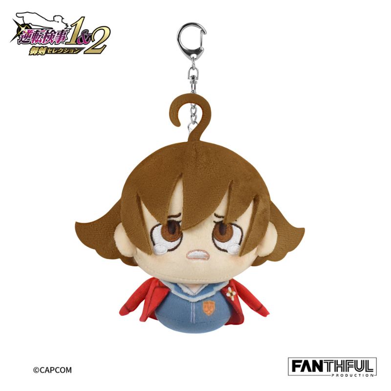 FANTHFUL Ace Attorney Investigations Eustace Winner Plush Keychain JAPAN