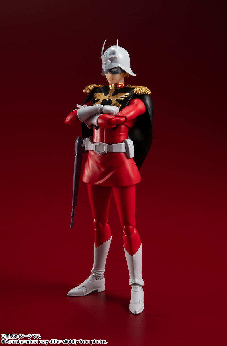 BANDAI S.H.Figuarts Mobile Suit Gundam Char Aznable Action Figure JAPAN OFFICIAL