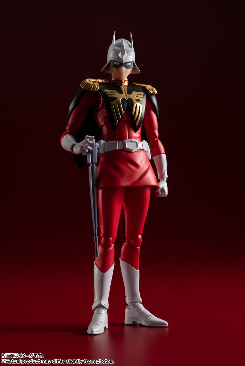 BANDAI S.H.Figuarts Mobile Suit Gundam Char Aznable Action Figure JAPAN OFFICIAL