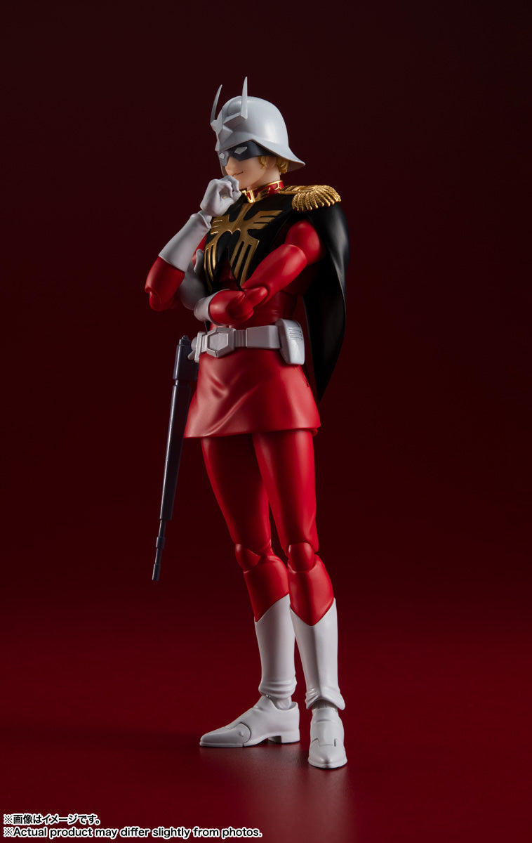 BANDAI S.H.Figuarts Mobile Suit Gundam Char Aznable Action Figure JAPAN OFFICIAL