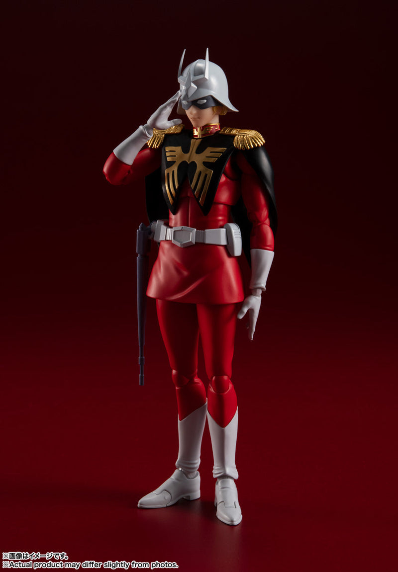 BANDAI S.H.Figuarts Mobile Suit Gundam Char Aznable Action Figure JAPAN OFFICIAL