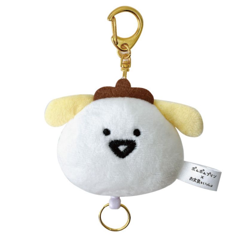 Ensky Pom Pom Purin x Obungu to Issho Obungu San Plush Mascot with Reel JAPAN