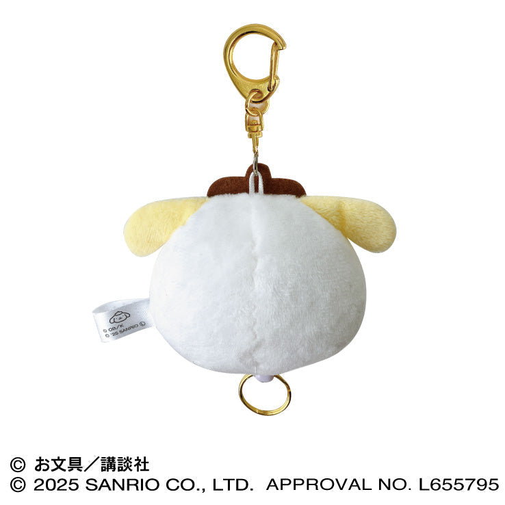 Ensky Pom Pom Purin x Obungu to Issho Obungu San Plush Mascot with Reel JAPAN